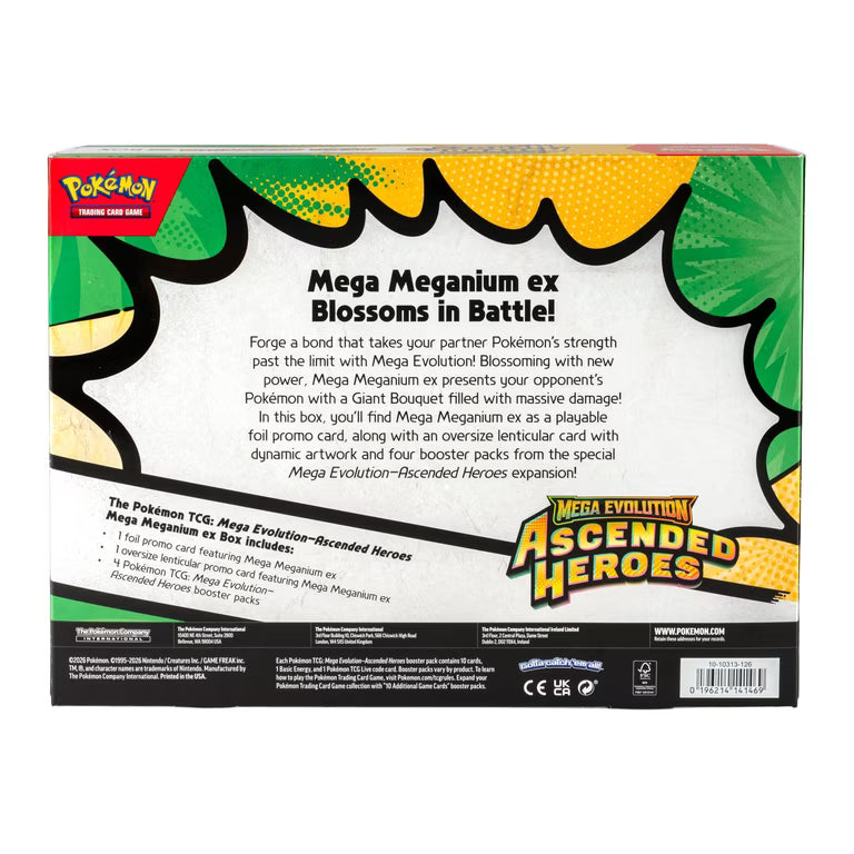 Ascended Heroes Mega Meganium ex Box (INGLÉS)