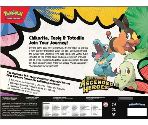 Ascended Heroes First Partners Deluxe Pin Collection (INGLÉS)