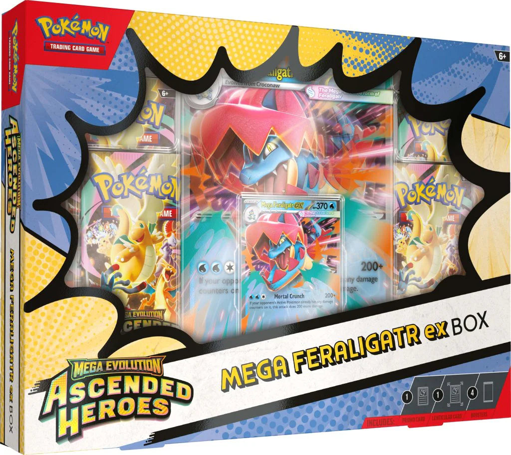 Ascended Heroes Mega Feraligatr ex Box (INGLÉS)
