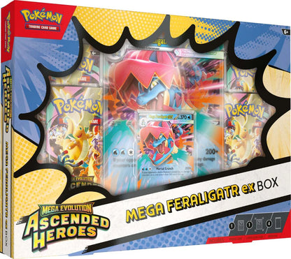 Ascended Heroes Mega Feraligatr ex Box (INGLÉS)