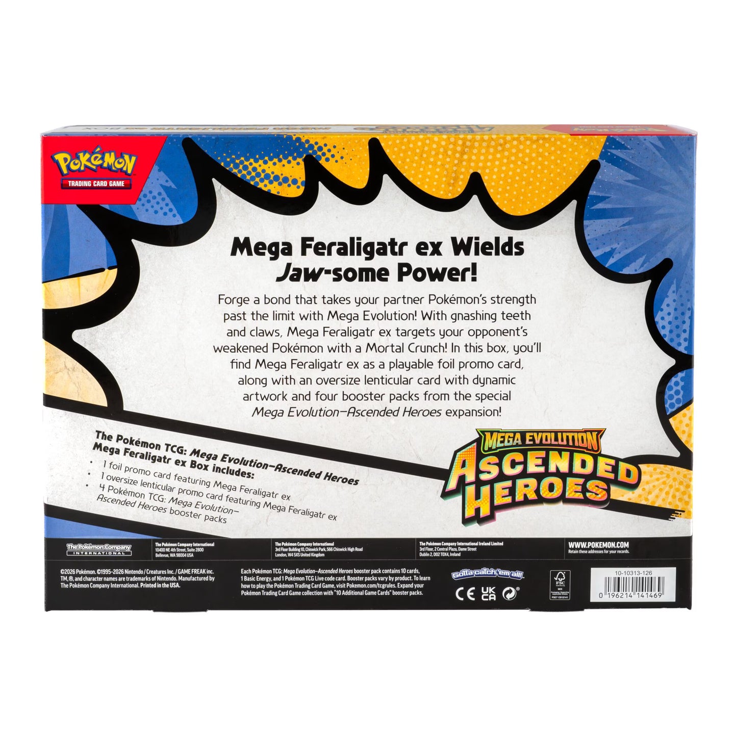 Ascended Heroes Mega Feraligatr ex Box (INGLÉS)