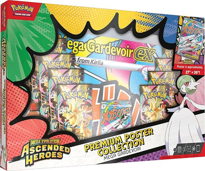 Ascended Heroes Premium Poster Collection: Mega Gardevoir ex (INGLÉS)