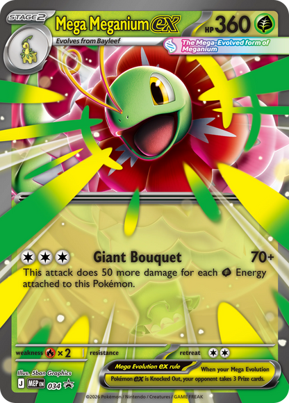 Ascended Heroes Mega Meganium ex Box (INGLÉS)